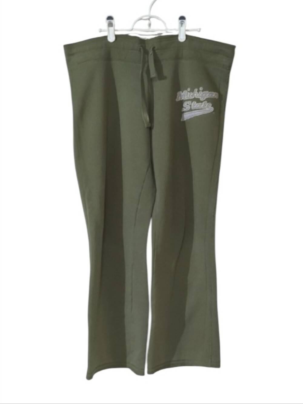 Campus Crew Michigan State Olive Green Jogger Sweatpants – Women’s Large